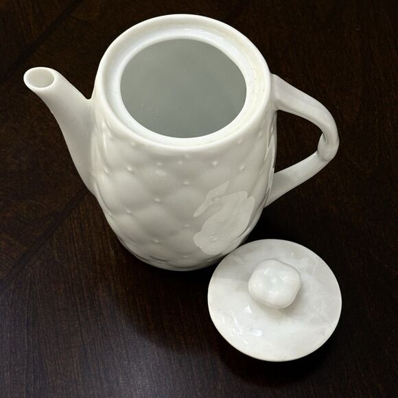 Mikasa VTG Fine China Palladio White Set Of 4 Teacups Saucers Creamer Sugar Bowl - Picture 8 of 9